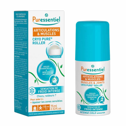 Puressentiel Cryo Pure Roller 75ml - Soulage Muscles et Articulations