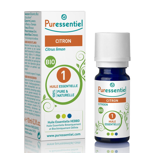Puressentiel Huile Essentielle Citron 10ml - Booste Défenses