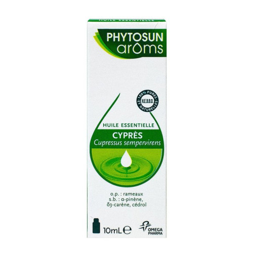 Huile Essentielle Cyprès PURESSENTIEL 10ml - Apaise Toux
