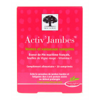 NEW NORDIC Activ'Jambes Soulage la sensation de jambes lourdes 30 Comprimés-5206