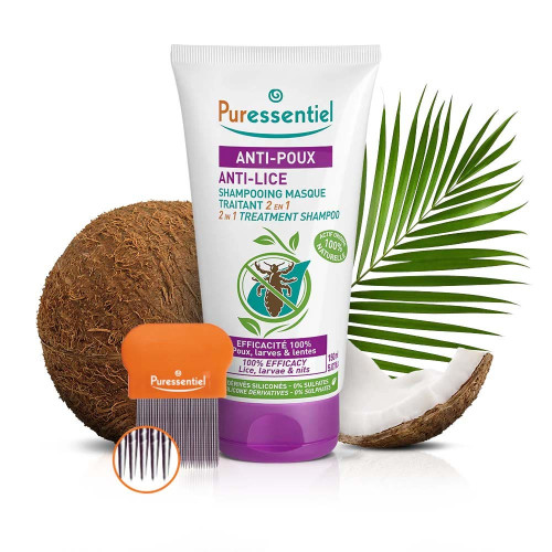 Puressentiel Anti-poux Shampooing Traitant 150ml - Elimine Poux