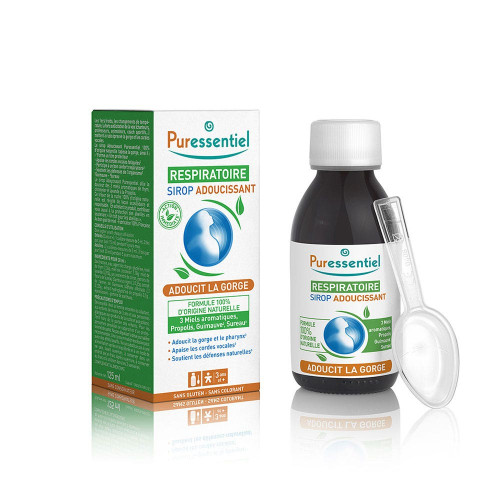 Puressentiel Sirop Respiratoire 125ml - Adoucit Gorge