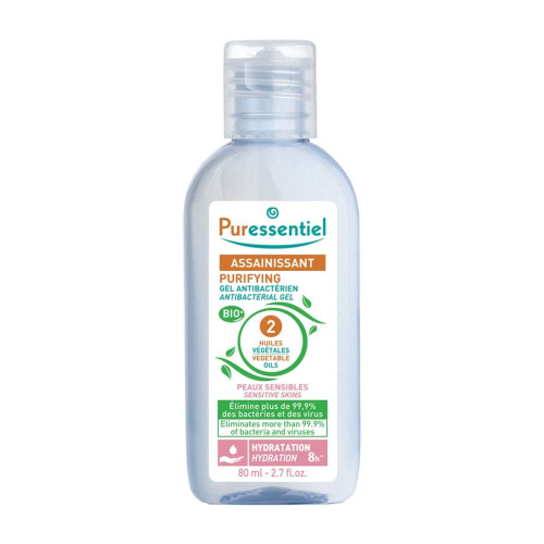 Puressentiel Gel Antibactérien 80ml - Protection et Hydratation 8h