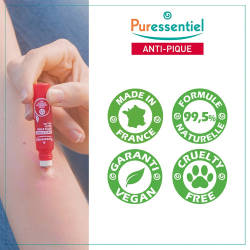Puressentiel Anti-Pique Roller Bio 5ml - Apaisant Naturel
