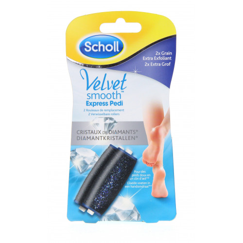 SCHOLL Recharge Extra Exfoliante pour Pédi Express - Rape Electrique anti callosités-5218