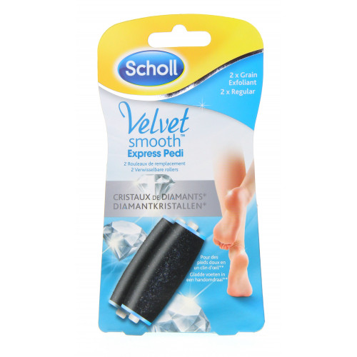 SCHOLL Recharge Exfoliante pour Pédi Express avec Cristaux de Diamants - Rape Electrique anti callosités-5219