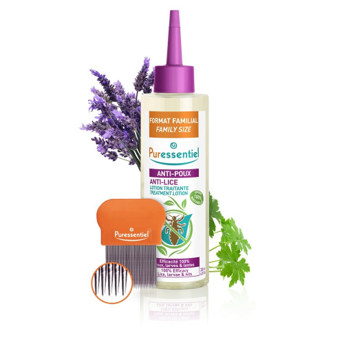 Puressentiel Anti-Poux 200ml - Élimine Poux en 10mn