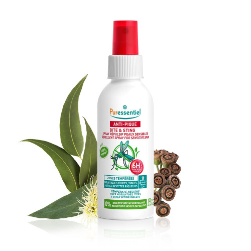 Spray Anti-Pique Puressentiel 100ml - Apaisant Peaux Sensibles