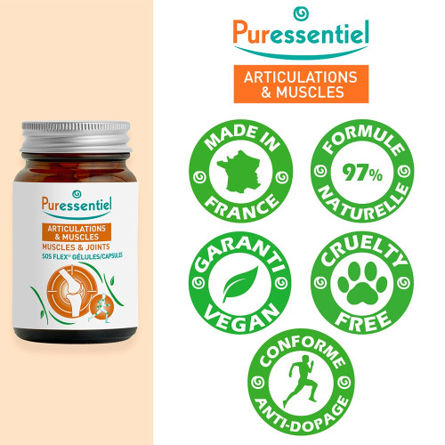 Puressentiel SOS Flex 30 Gélules - Confort Articulaire sur