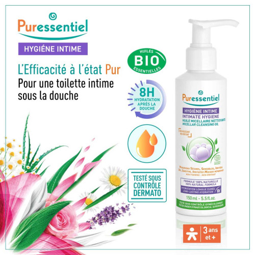 Puressentiel Huile Micellaire Bio 150ml - Hydratante Apaisante