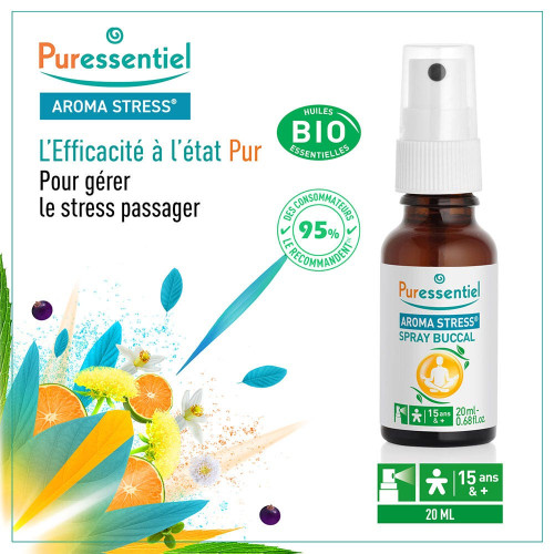 Puressentiel Aroma Stress Spray 20ml - Gestion du stress naturelle