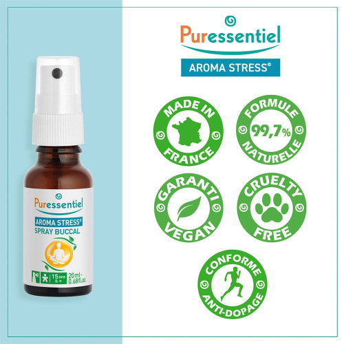 Puressentiel Aroma Stress Spray 20ml - Gestion du stress naturelle
