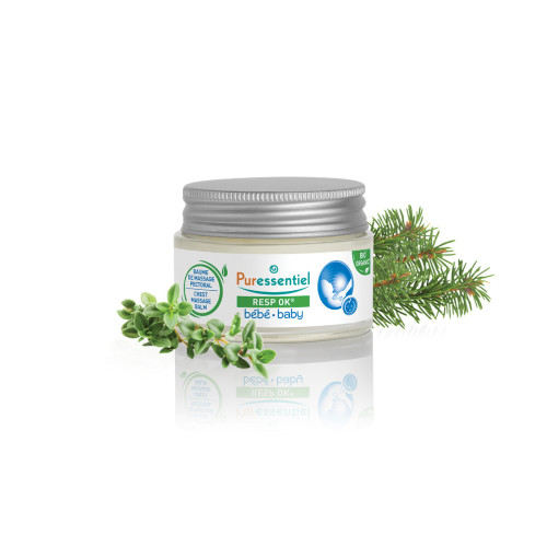 Puressentiel Resp OK Baume Bébé 30ml - Hydratant Nourrissant