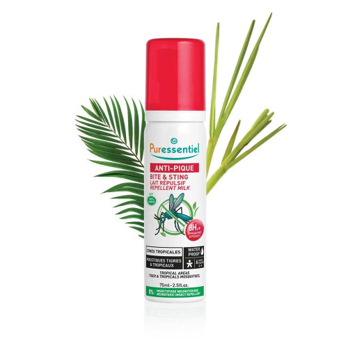 Puressentiel Anti-Pique Zone Tropicale 75mL - Moustiques Tropicaux