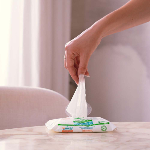 Lingettes Désinfectantes Bio x32 Puressentiel