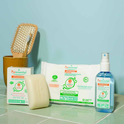 Lingettes Désinfectantes Bio x32 Puressentiel