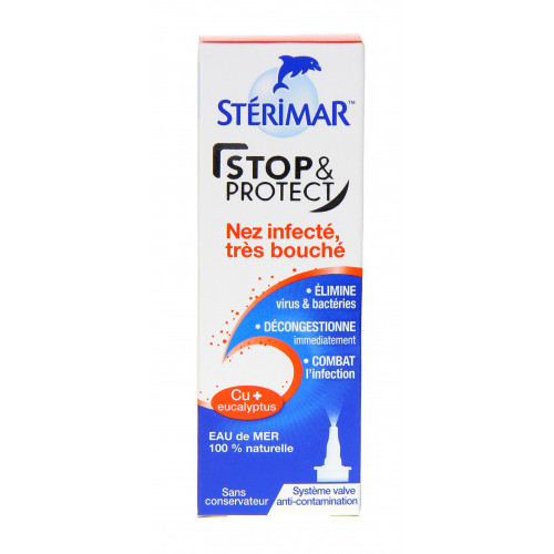 STERIMAR Stop Protect 20mL - Soulage Nez Infecté et Bouché
