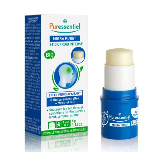 Puressentiel Stick Froid Intense 4g Soulage Maux de Tête Pharma360