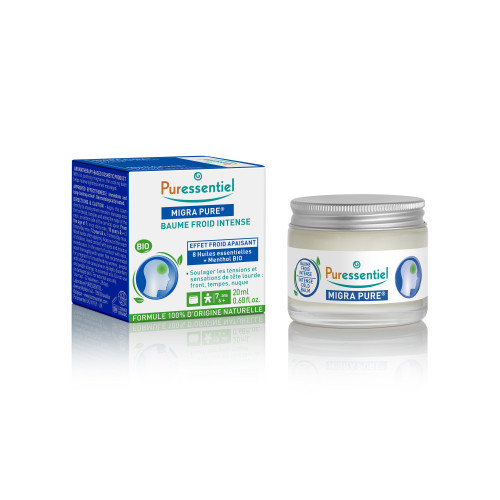 Puressentiel Migra Pure Baume 20ml Soulagement Maux de Tête Pharma360