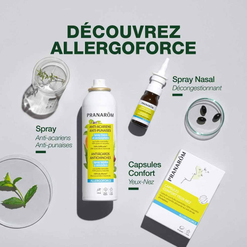 Pranarom Allergoforce 15ml - Décongestionne et Purifie le Nez