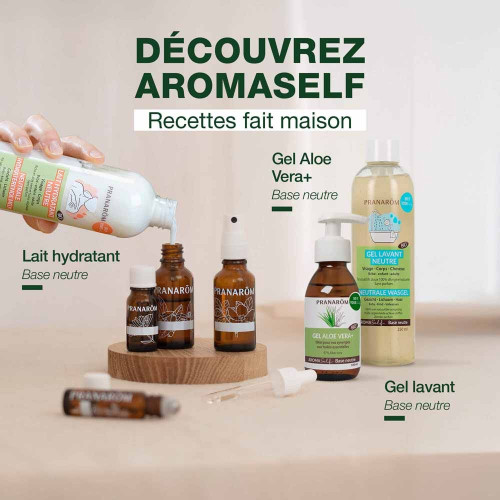 PRANAROM Huile Base Naturelle Massage 100mL - Douceur et Hydratation