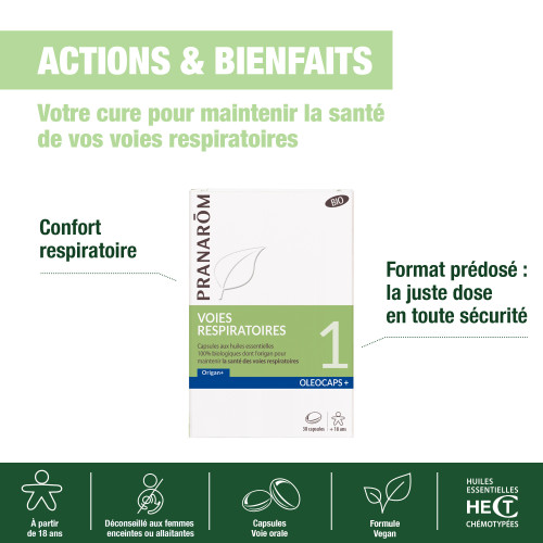 PRANAROM Oléocaps+ Bio 30 Capsules - Soutien Immunitaire