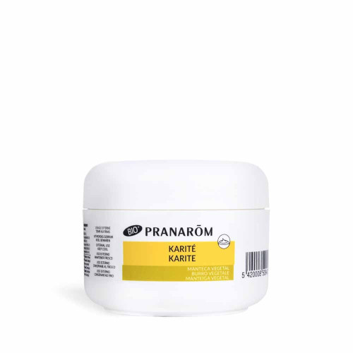 PRANAROM Beurre de Karité Bio 100ml - Hydratation Peau et Cheveux