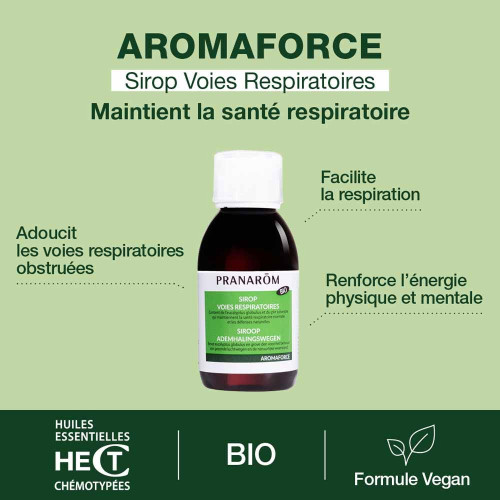 PRANAROM Aromaforce Bio 150ml - Soutien Respiratoire Naturel