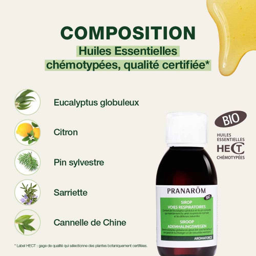 PRANAROM Aromaforce Bio 150ml - Soutien Respiratoire Naturel
