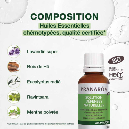PRANAROM Aromaforce 30ml - Boostez vos défenses naturelles avec