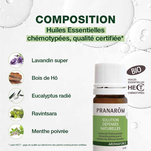 PRANAROM Aromaforce Bio 5ml - Boostez vos défenses naturelles