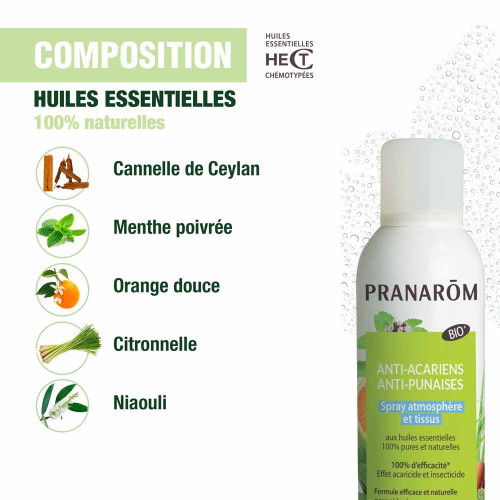 PRANAROM Allergoforce 150ml - Anti-acariens et Antiparasitaire