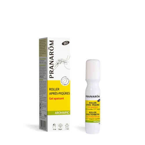 PRANAROM Aromapic Roller 15ml - Apaisant Bio après piqûres