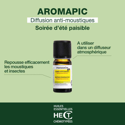 PRANAROM Aromapic Soirée Paisible 10ml - Anti-Insectes Naturel