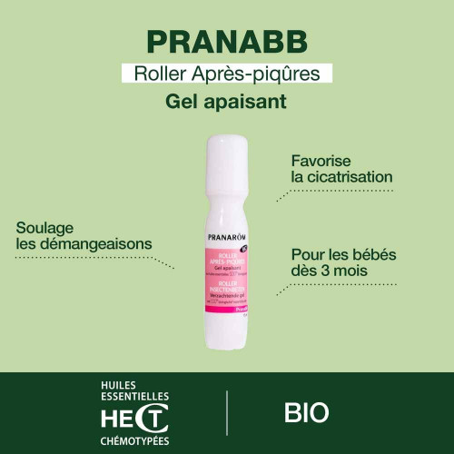 PRANAROM PranaBB Apaisant Après-Piqûres 15ml - Soulage Bébé