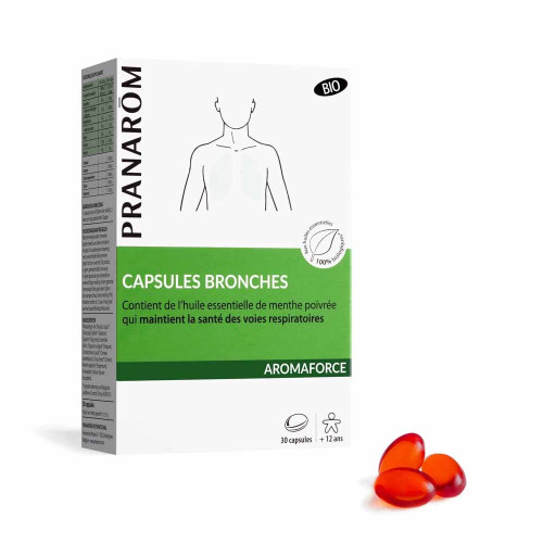 Pranarôm Aromaforce 30 Capsules - Santé Respiratoire Bio
