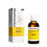 Pranarom Huile Vanille Bio 50ml - Riche en Vanilline, Naturel