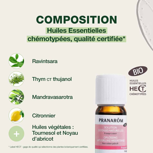 Pranarom PranaBB Bio 10ml - Renforce Défenses Naturelles Bébé
