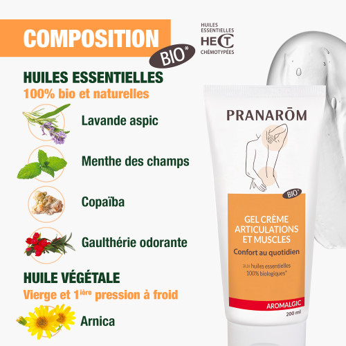 PRANAROM Aromalgic Bio 100ml - Soulage et Apaise Articulations