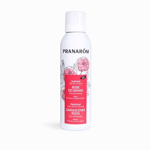 PRANAROM Hydrolat Rose de Damas Bio 150ml - Hydratant Anti-âge