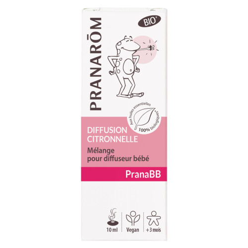 Pranarom PranaBB Diffusion Citronnelle Bio 10ml