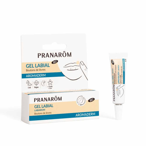 PRANAROM Aromaderm Gel Labial Bio 5ml - Apaisant et Rafraîchissant