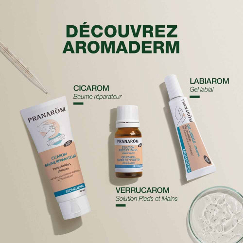 PRANAROM Aromaderm Gel Labial Bio 5ml - Apaisant et Rafraîchissant