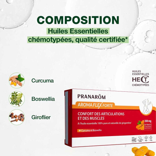 AROMAFLEX Forte - Confort Des Muscles & Articulations - 30 comprimés