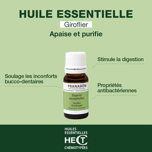 Huile essentielle Giroflier 10 ml