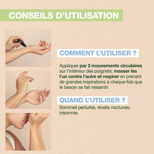 Pranarôm Roll-on Sommeil Bio 5 ml - Sommeil Réparateur Pharma360