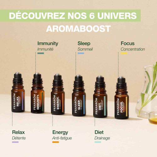 Pranarôm Roll-on Sommeil Bio 5 ml - Sommeil Réparateur Pharma360