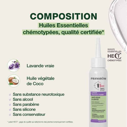 Pranarôm Pranapoux Lotion 100ml Anti-Poux Naturel Rapide Pharma360