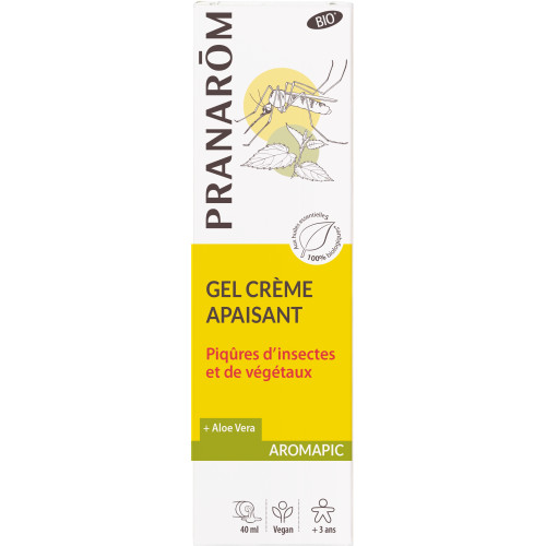 Pranarom Gel Apaisant Bio 40ml - Soulage Piqûres et Irritations