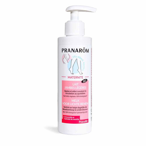 Pranarom PranaBB Lait Jambes Légères Bio 200ml - Soulage et Rafraîchit